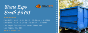 WasteExpo 2022 Bransys Booth 3751
