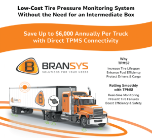 Bransys TPMS Tire Pressure Monitoring System